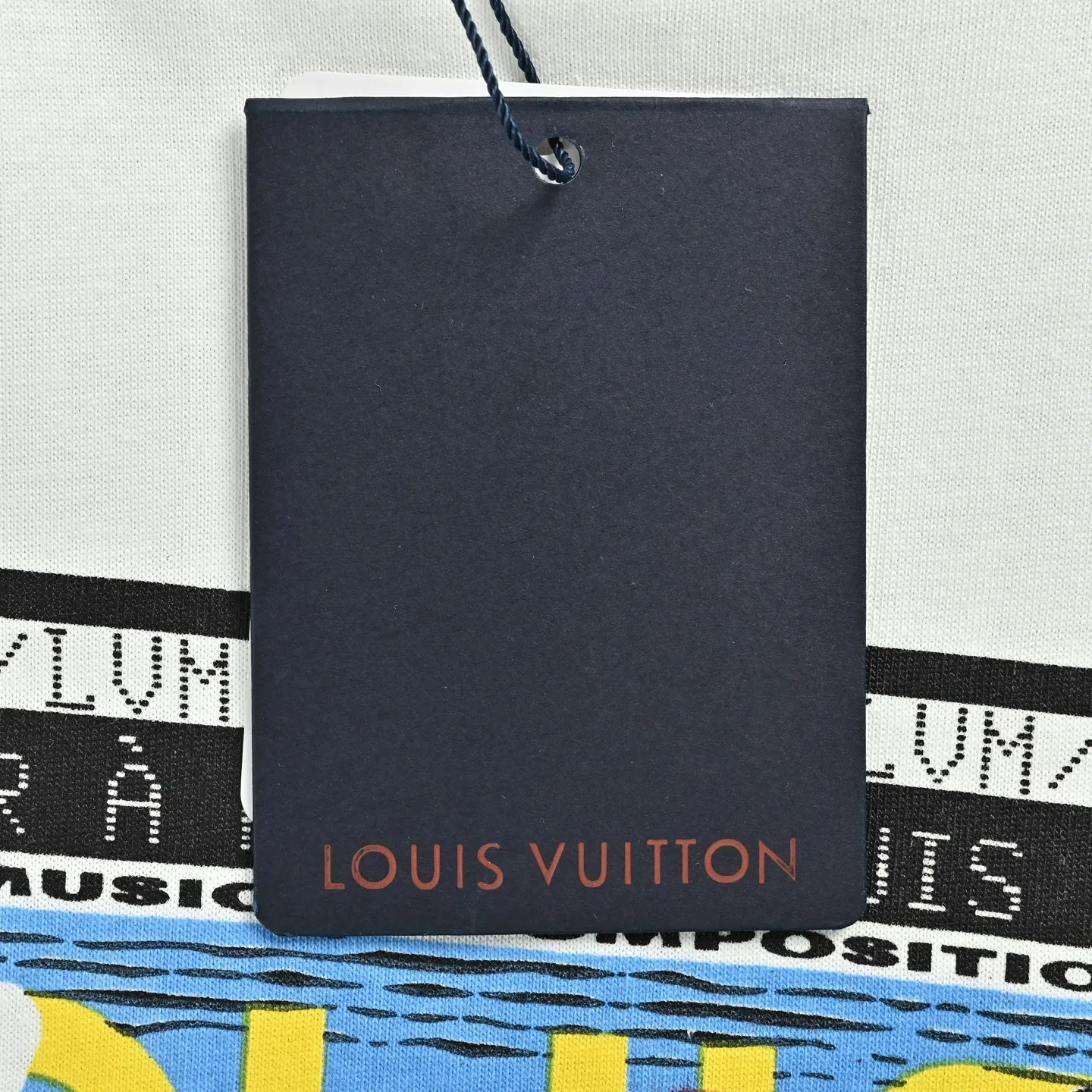 Louis Vuitton/Louis Vuitton front and back musician direct-print printed short-sleeves